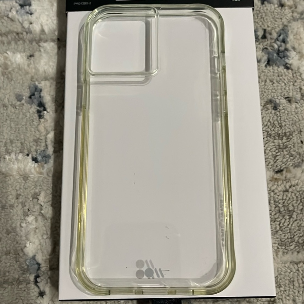 USED! CASE MATE CLEAR CASE IPHONE 12 PRO MAX
